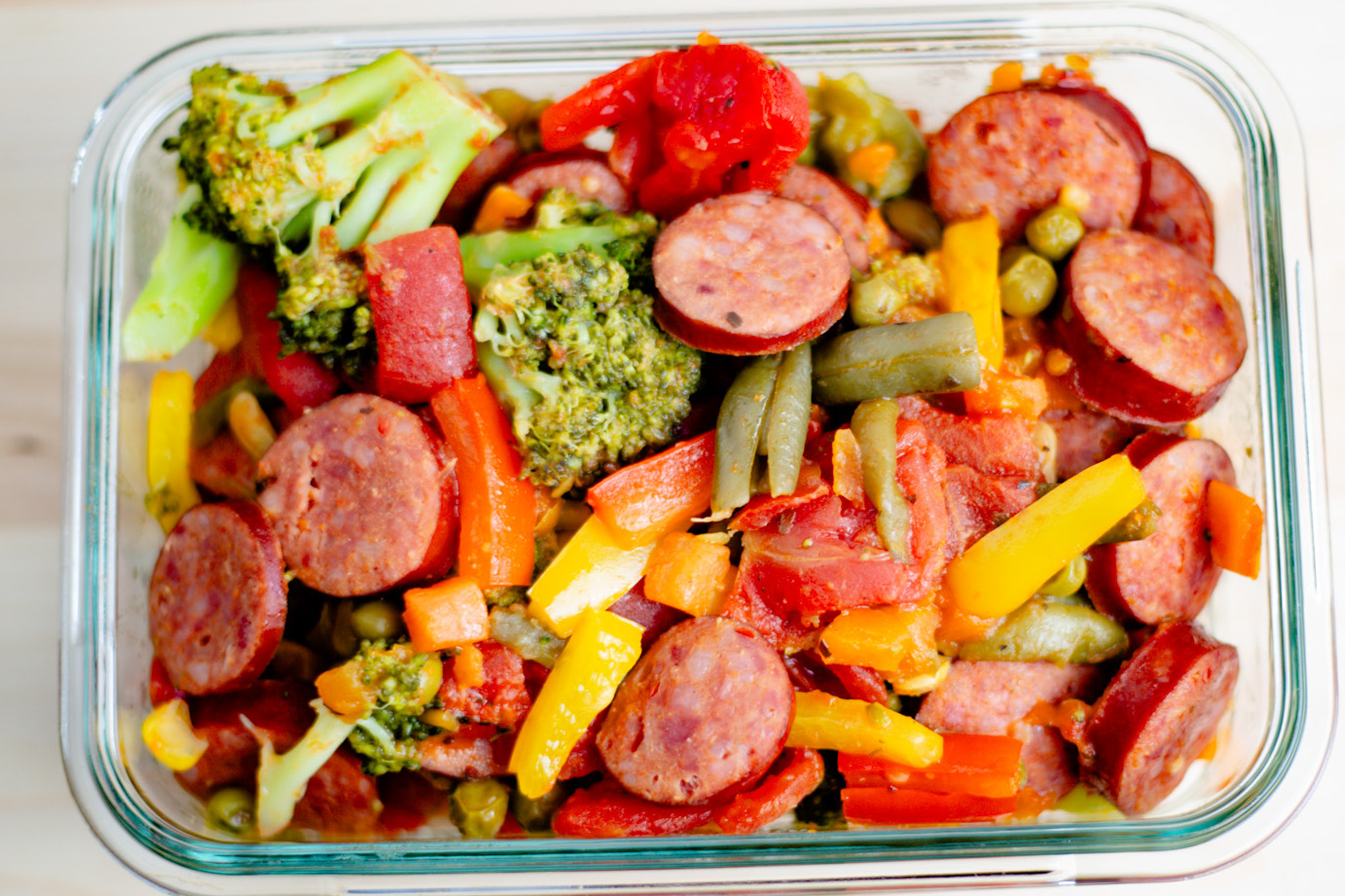 broccoli and sausage