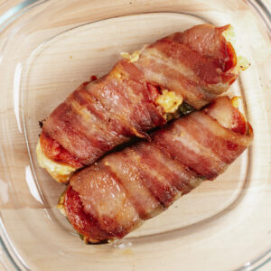 bacon wrapped jalapeno poppers air fryer