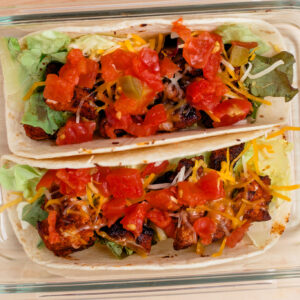 blackened chicken tacos