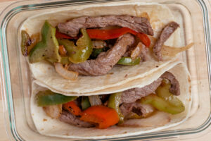 steak fajitas tacos